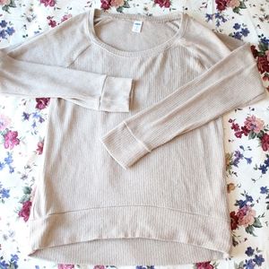 Old Navy cream sweater